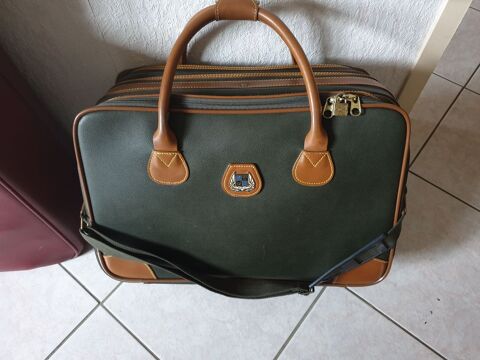 Sac de voyage Lancel cuir et toile 100 Bordeaux (33)