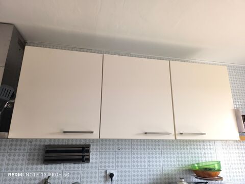 Placards muraux de cuisine blancs 50 Toulouse (31)