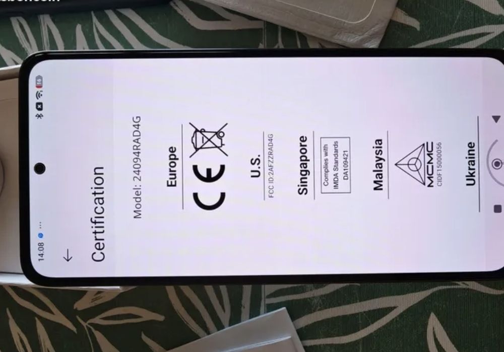 Redmi note 14. 5g. 8+256 Téléphones et tablettes