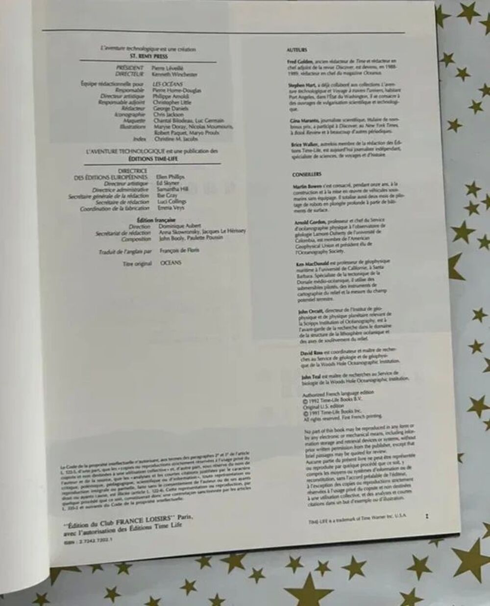 Les Oc&eacute;ans. L'Aventure Technologique (1993). France Loisirs Livres et BD