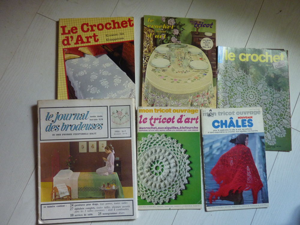 Anciens livres ouvrages au crochet Livres et BD