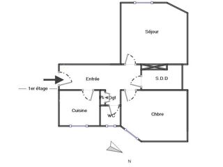  Appartement � vendre 2 pi�ces 39 m�