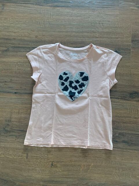 Tee shirt enfant fille  Pepperts motif     Coeur 3 Saleilles (66)