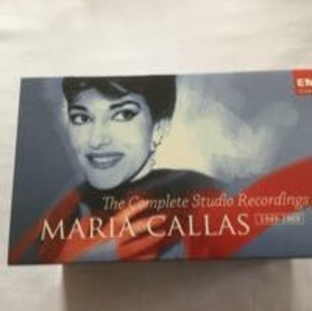 Coffret complet de 70 CD de Maria Callas. The Compl&egrave;te Studio Recordings - 1949-1969. EMI Classics DVD et blu-ray