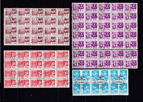 139 timbres de RUSSIE en planches 3 Les glisottes-et-Chalaures (33)
