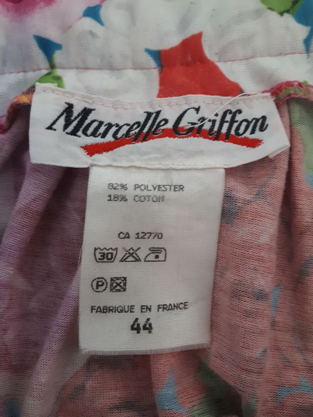 Jolie jupe d'&eacute;t&eacute; marque MARCELLE GRIFFON- Taille 42 Vêtements