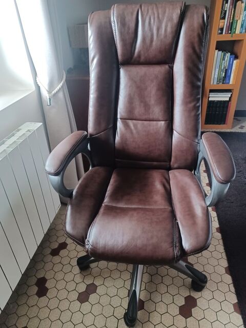 Fauteuil de bureau marron Martel (46)
