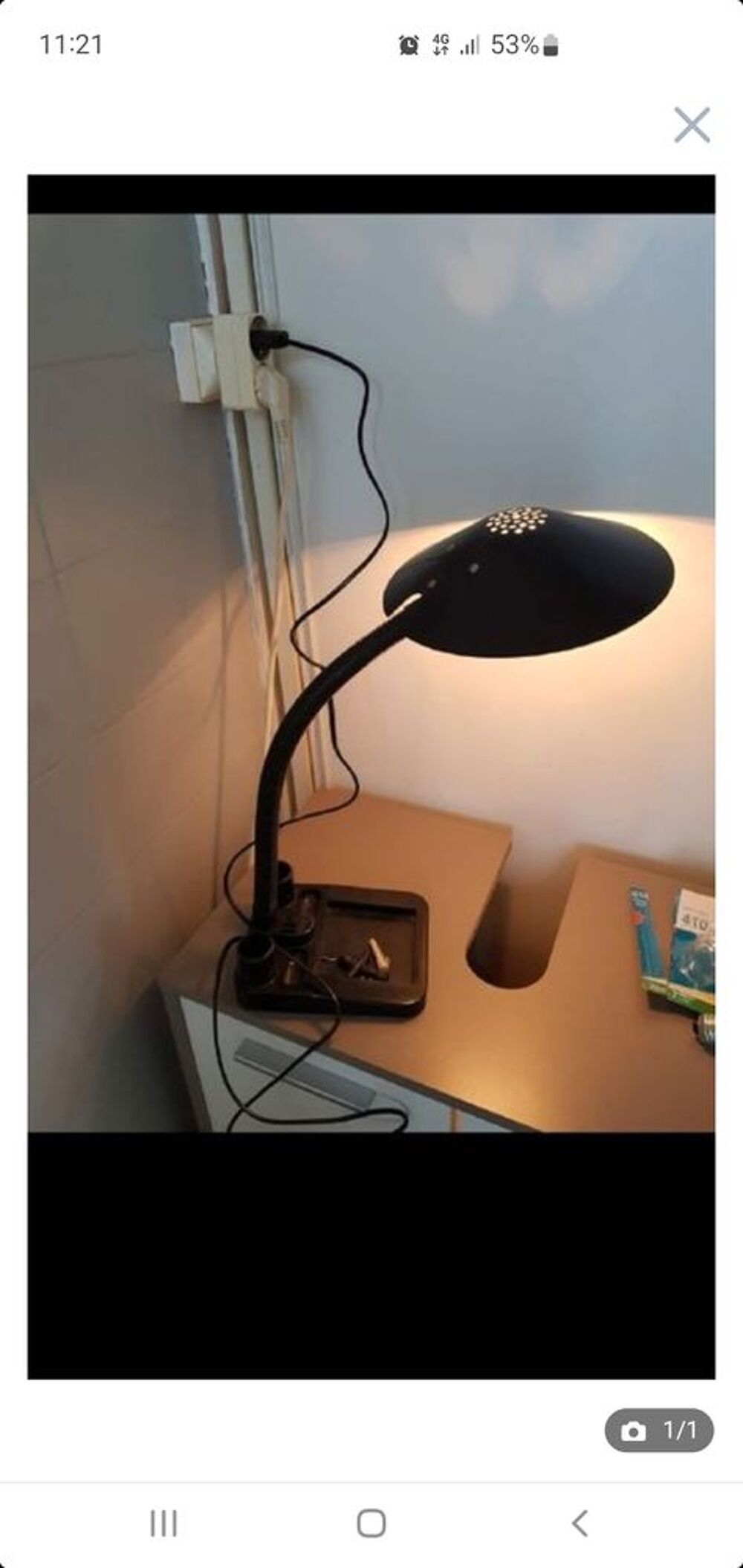 lampe de bureau avec emplacement pour les stylos Dcoration