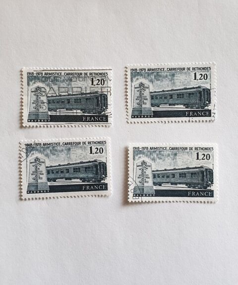 Timbre France 1978 60me anniversaire de l'armistice  Retho 0 Marseille 9 (13)