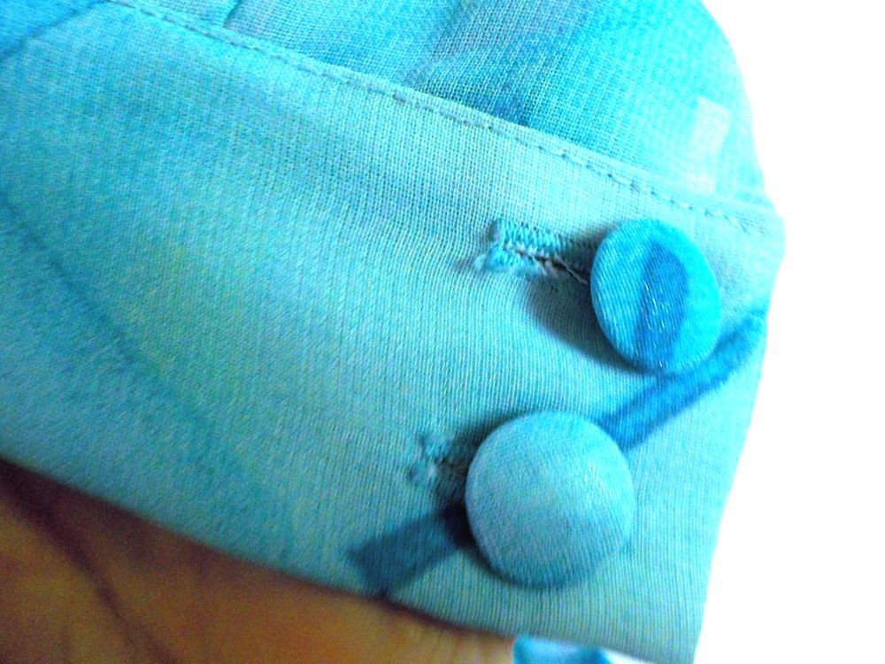 SURCHEMISE/CHEMISIER DOMINANTE BLEU ET TURQUOISE T48 Vêtements