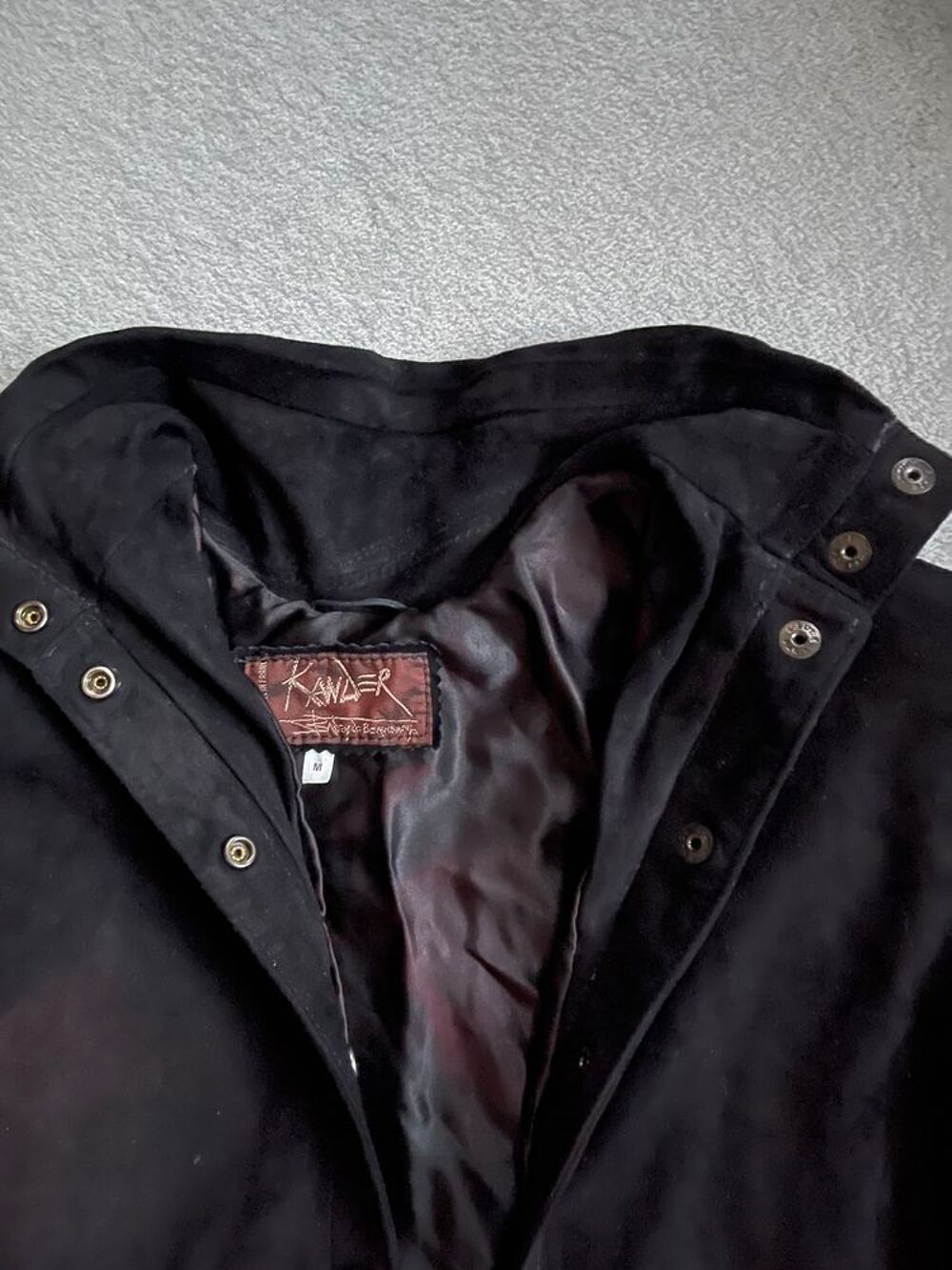 Veste en daim Vêtements
