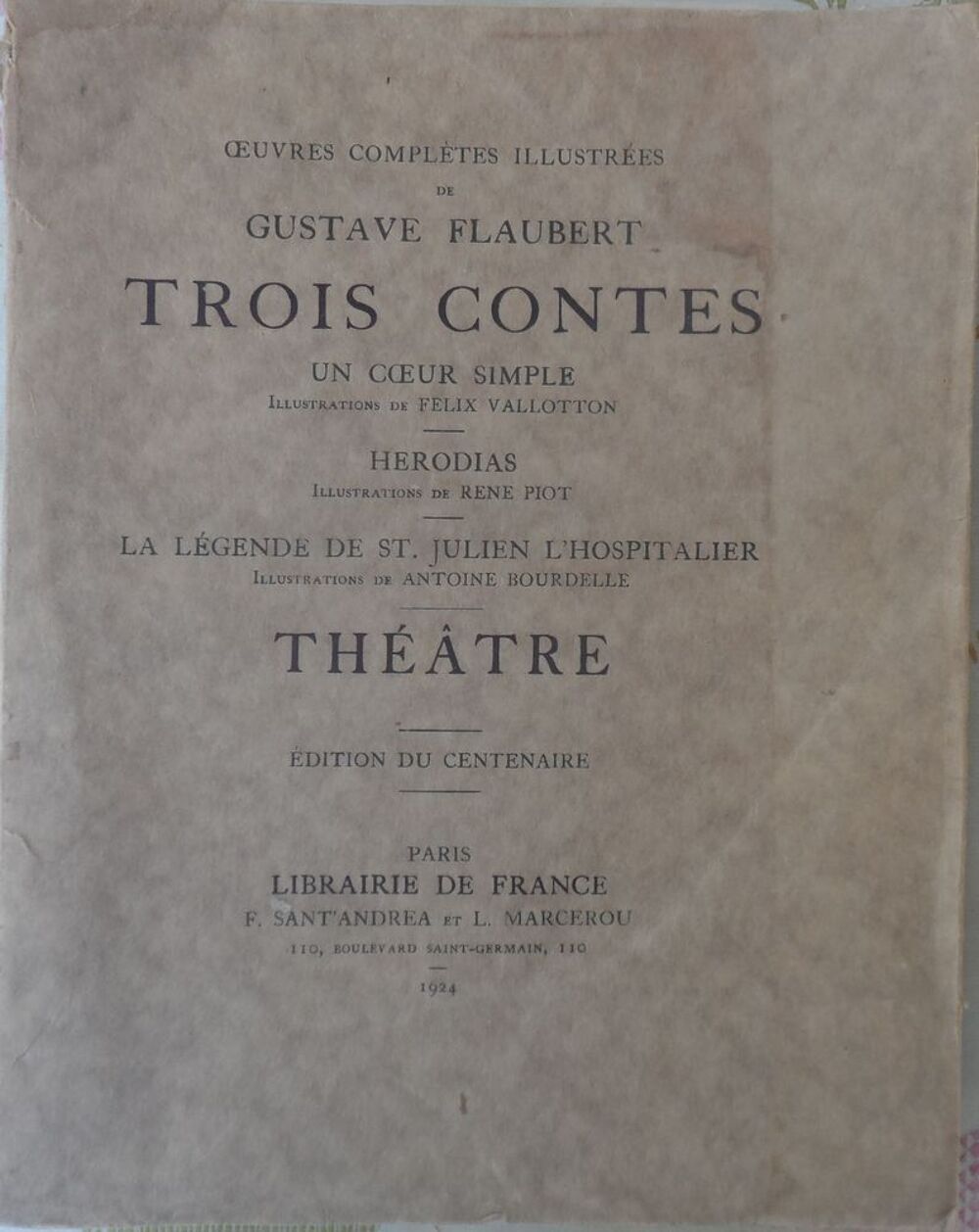 oeuvres compl&egrave;tes illustr&eacute;es de Gustave Flaubert.12 volumes Livres et BD
