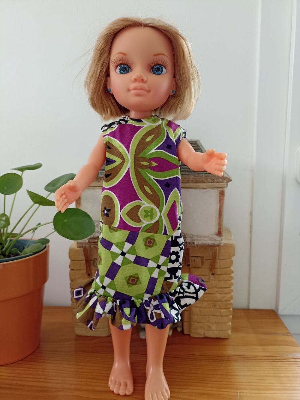 Robe Soumaya pour poup&eacute;e Nancy Jeux / jouets