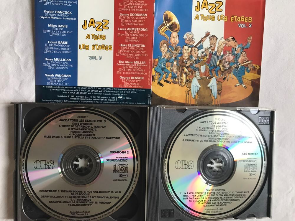 CD Jazz A Tous Les &Eacute;tages (Vol.3) CD et vinyles