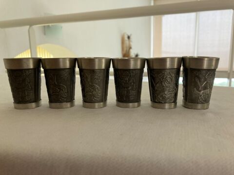 Gobelets �tain. 10 Carqueiranne (83)