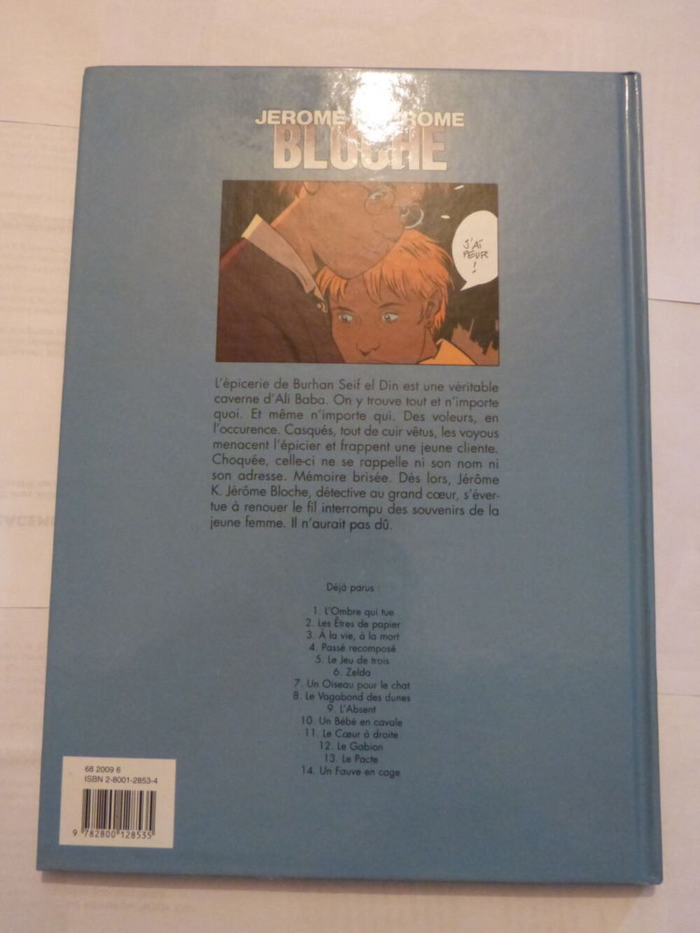 BD - JEROME K JEROME N&deg; 14 UN FAUVE EN CAGE &eacute;dit original Livres et BD