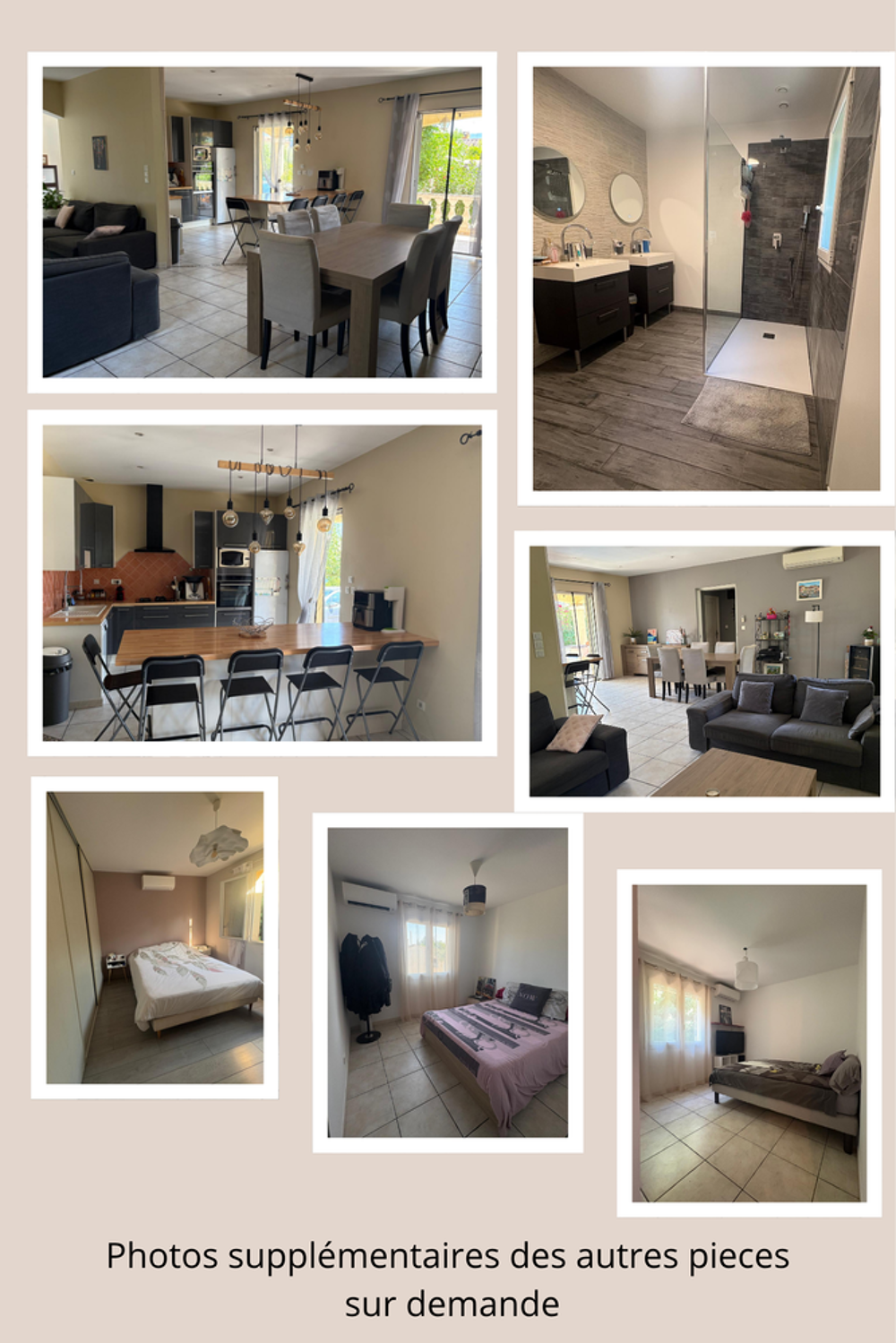 Vente Maison Maison de Plain-pied - 5 chambres - Piscine et cuisine d'été Meyreuil