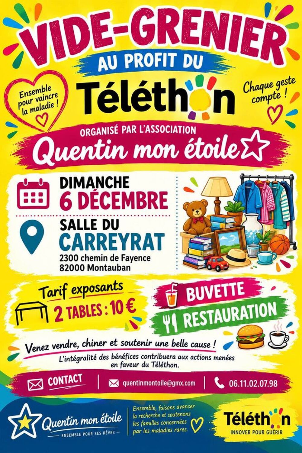 Vide grenier Vide grenier, marché aux puces, braderie