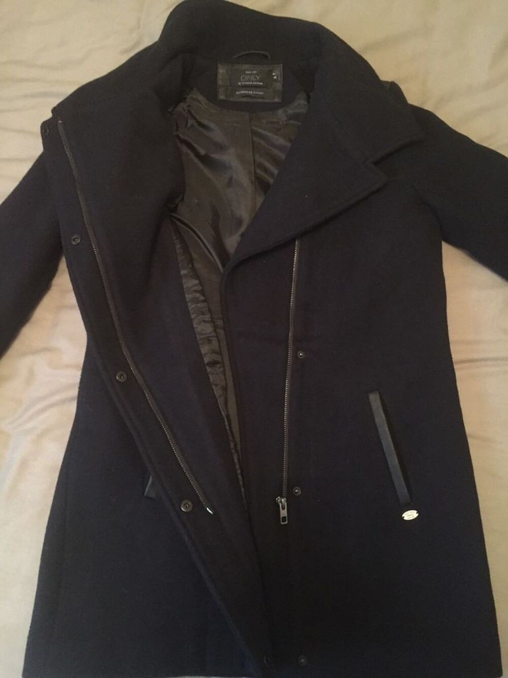 Manteau laine ONLY - Taille S Vêtements