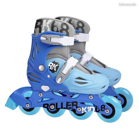 Roller Enfant Skids Control Bleu  Taille ajustable 30-33 Livet-et-Gavet (38)