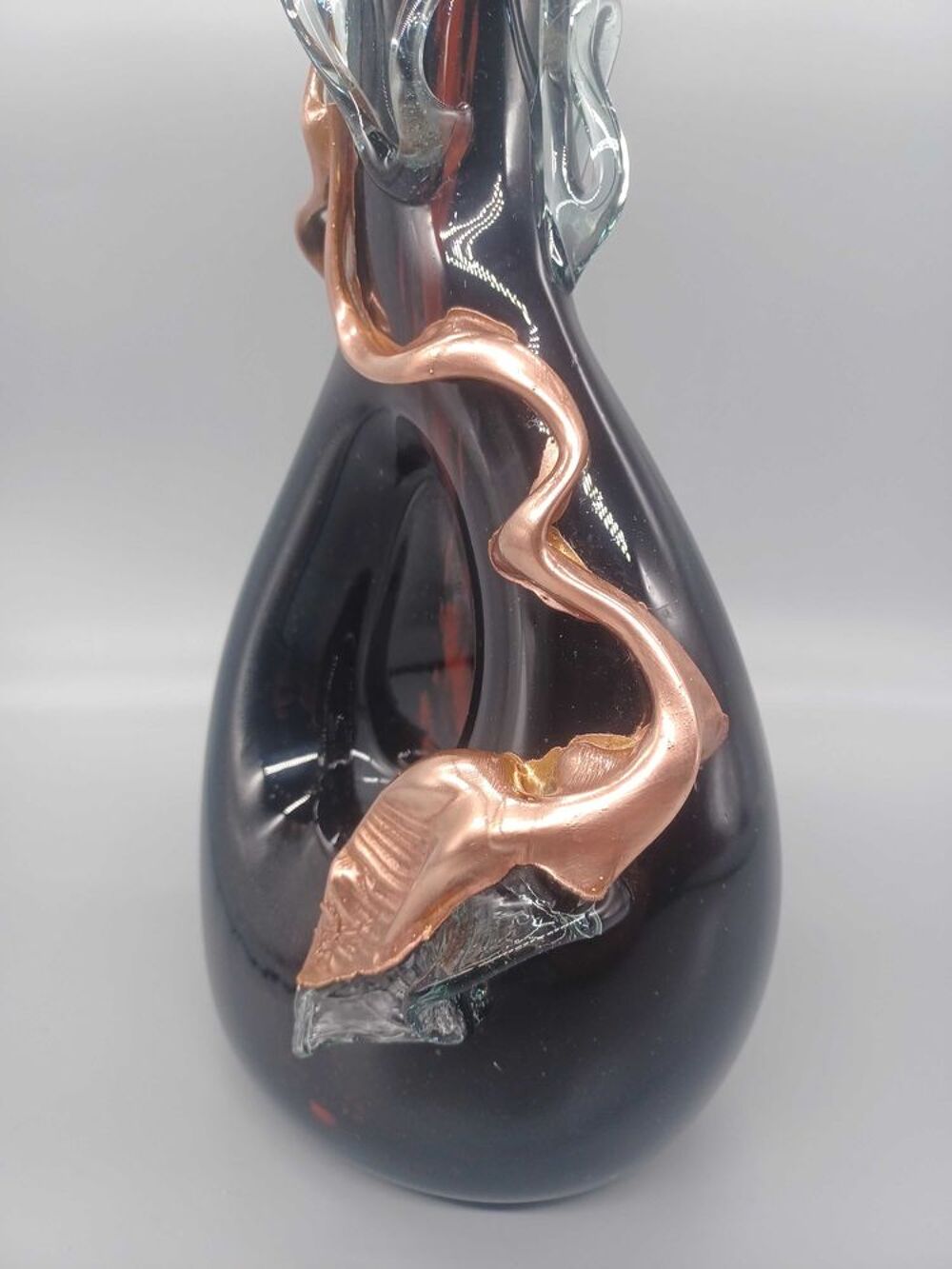 Vase souffl&eacute; verrerie d'art Italie vdsa Décoration