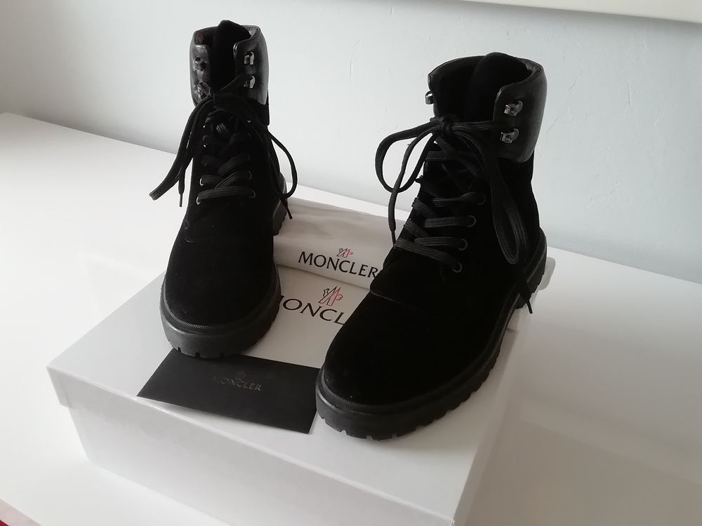 Bottes Moncler noires Chaussures