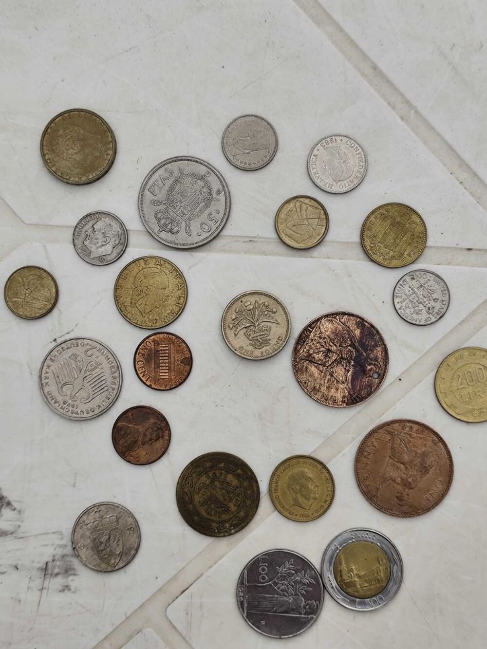 pi&egrave;ces de monnaie ancienne 