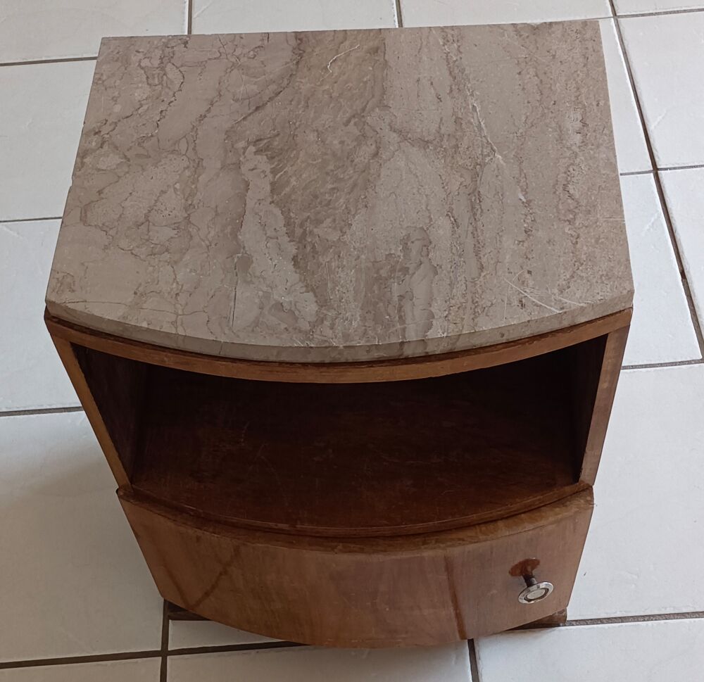 Table de chevet dessus marbre Meubles