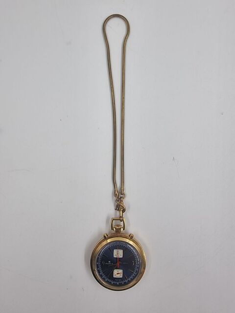 Montre de poche gousset Chronographe Pierce Valjoux 7733 345 Vulbens (74)