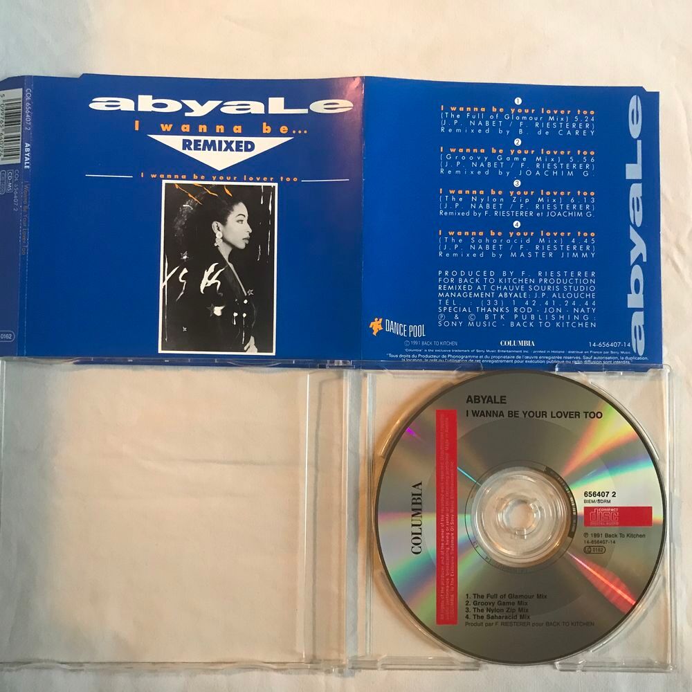 CD Abyale I Wanna Be Your Lover Too (I Wanna Be? Remixed) CD et vinyles