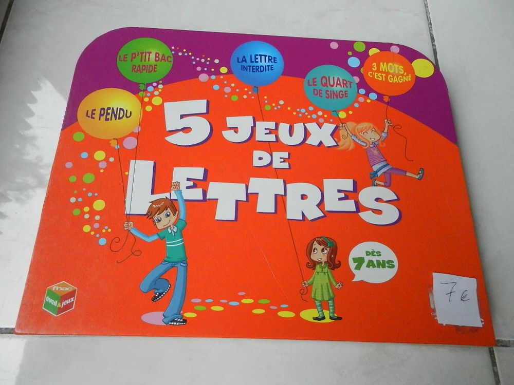 5 jeux de lettres Jeux / jouets