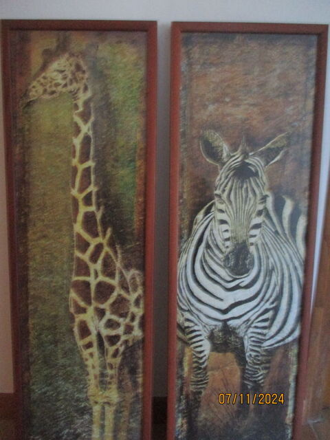 Tableaux z�bre et girafe 20 Vendargues (34)