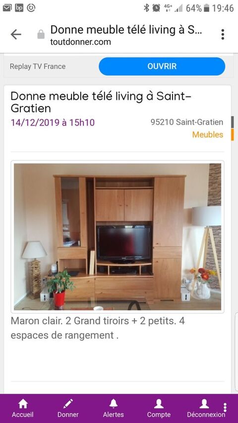 Meuble living 0 Saint-Gratien (95)