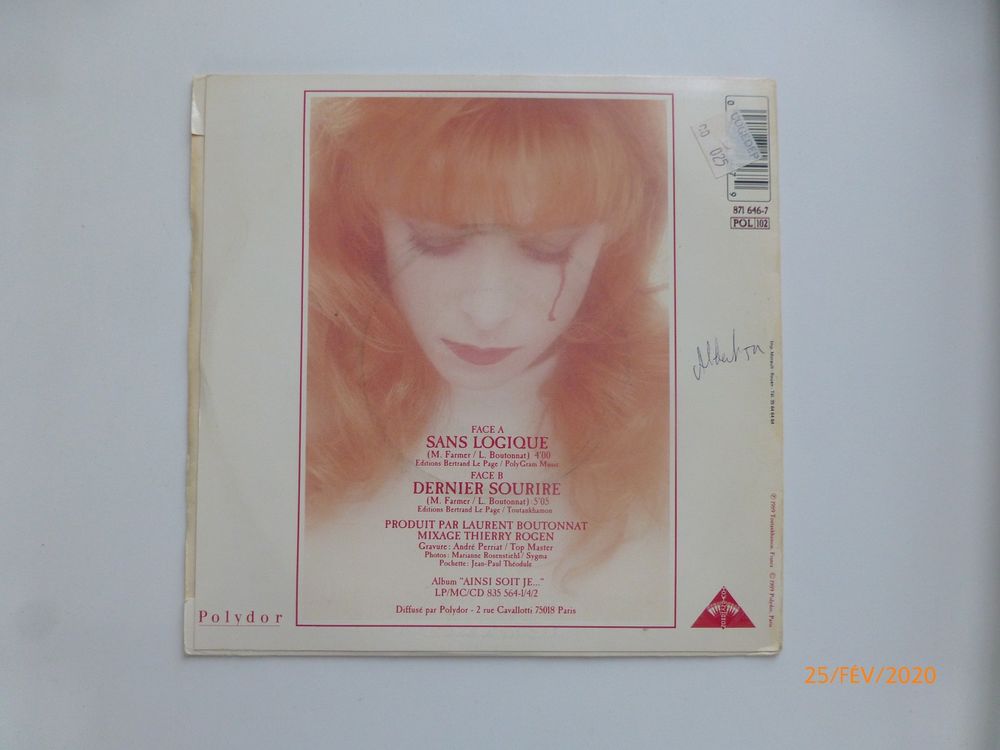 Pochettes vinyles Q:4 de Myl&egrave;ne Farmer en bonne &eacute;tat CD et vinyles