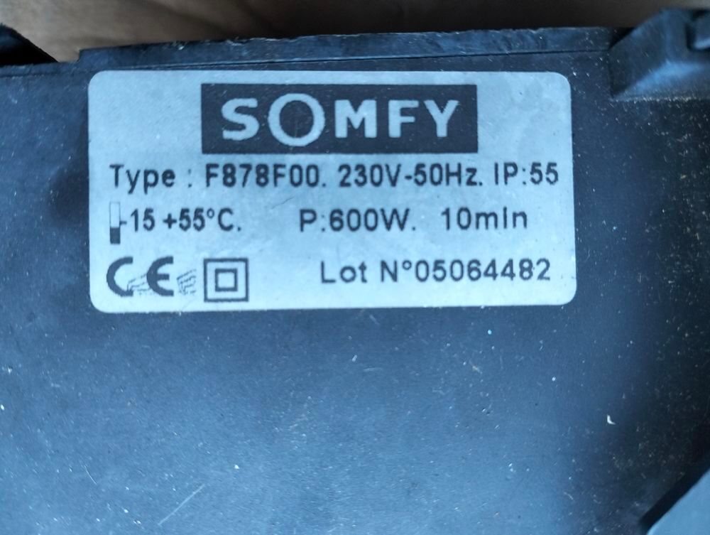 Carte moteur somfy electronique portail Bricolage