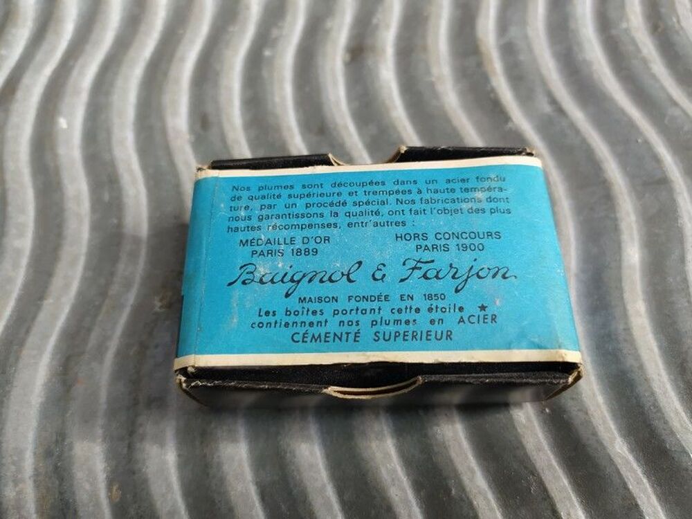Ancienne Boite de 100 Plumes Baignol &amp; Farjon Polycopie Sup- 