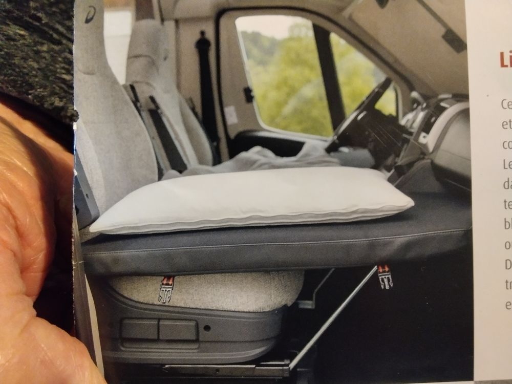 Lit d appoint de cabine camping car Fiat pour enfant Meubles