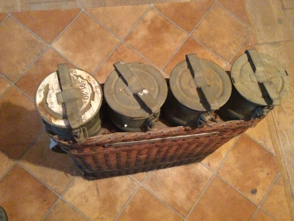  panier porte obus de la derni&egrave;re guerre 