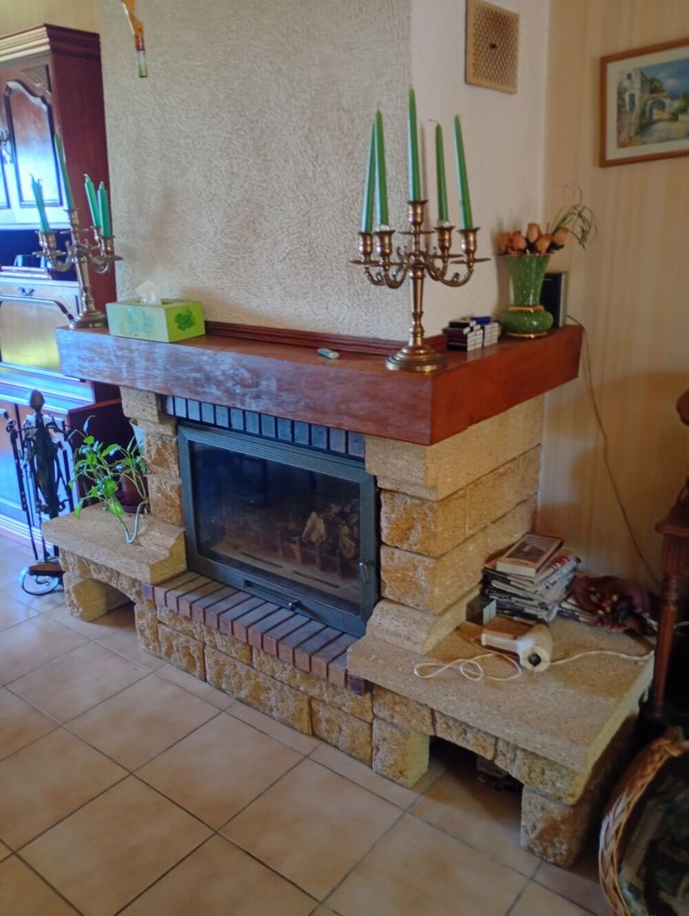 chemin&eacute;e incert bois turbofonte Bricolage