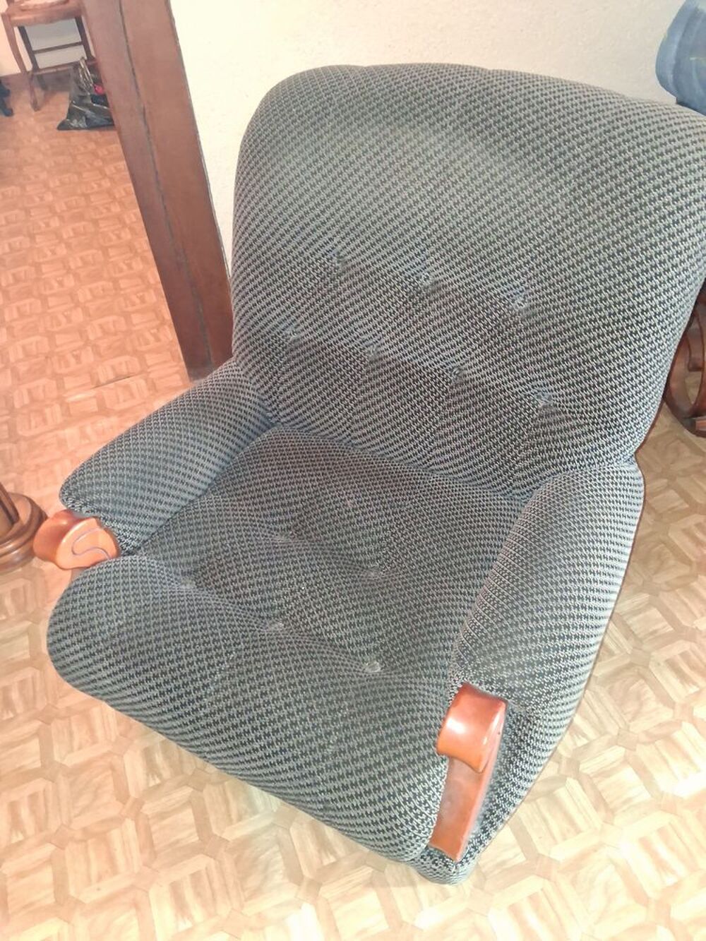 Fauteuil velour Meubles