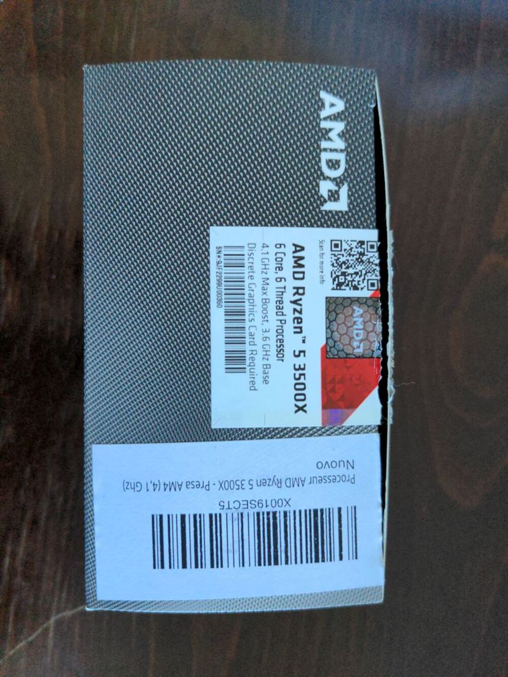 Processeur AMD Ryzen 5 3500X Matériel informatique