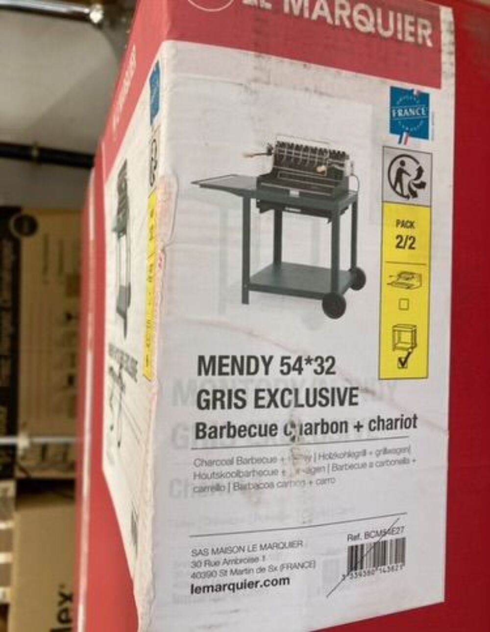 Barbecue Le Marquier Mendy neuf Jardin