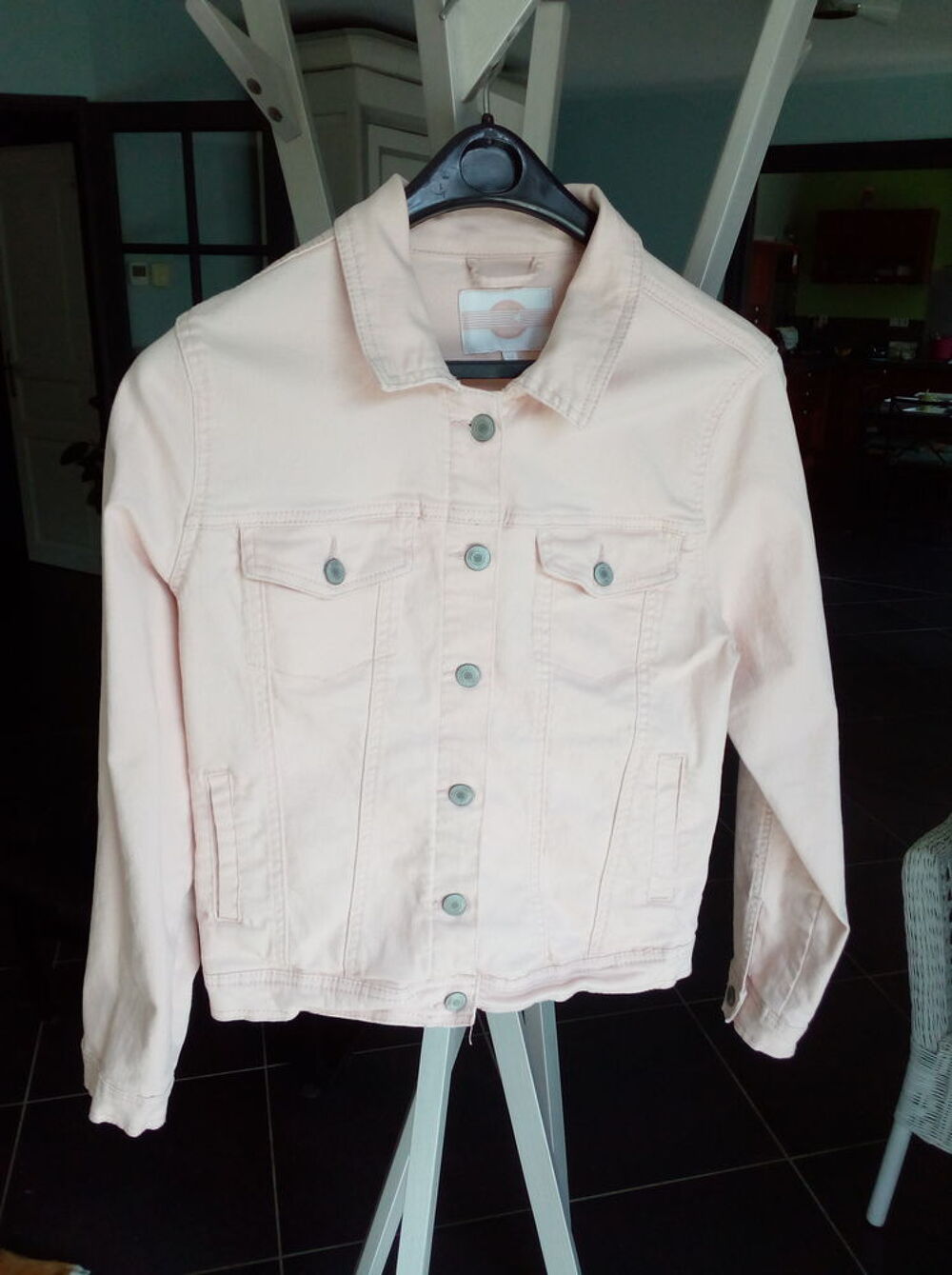 Veste En Jean'S - Rose - "Corp Division" - Femme - Taille M Vêtements