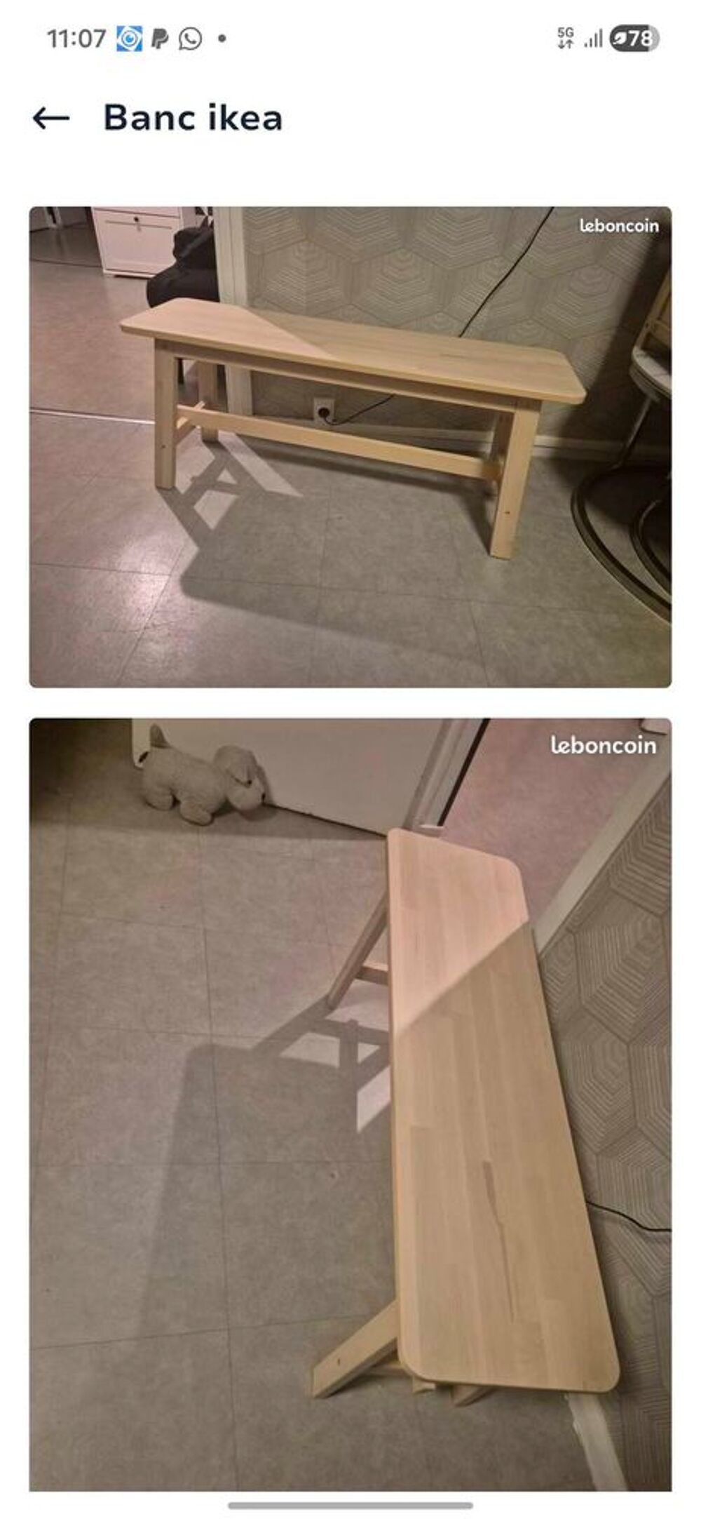 banc ikea Meubles