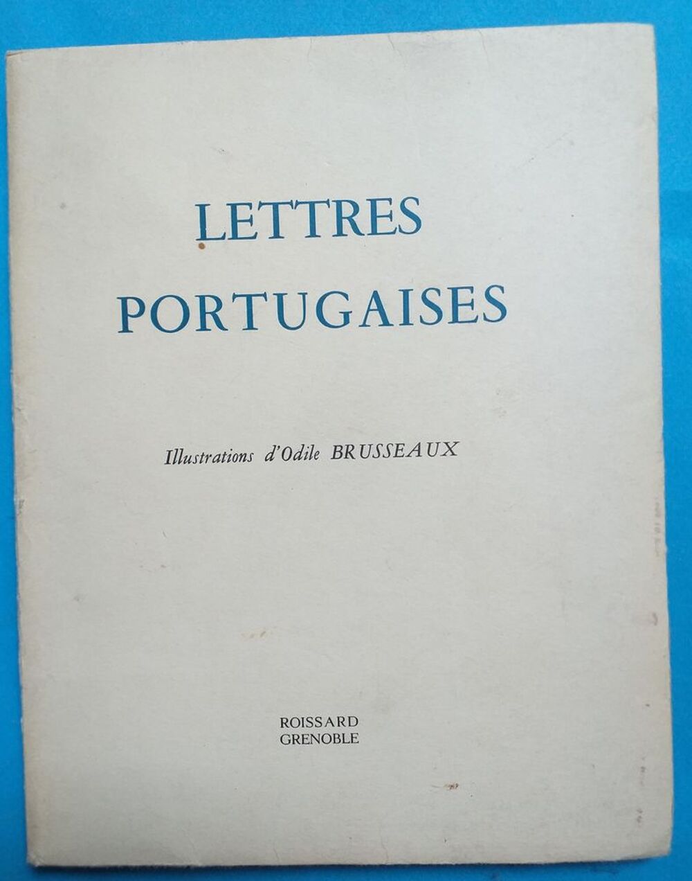 Lettres portugaises - Illustrations d'Odile Brusseaux Livres et BD