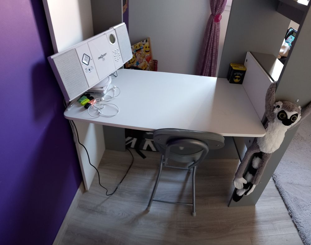 LIT SUPERPOSE COMPLET : BUREAU PENDERIE ETAGERE Meubles
