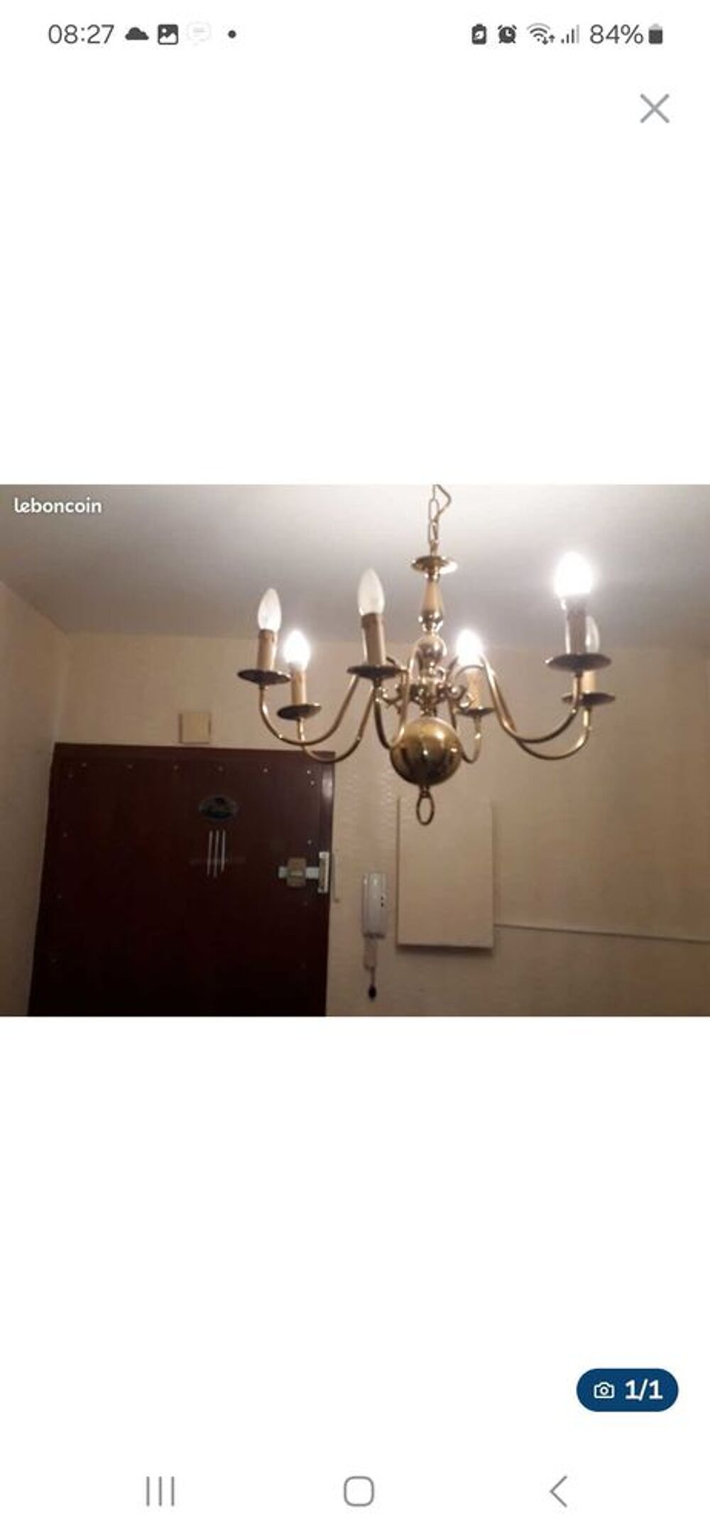 lustre bronze pseudo moderne Décoration