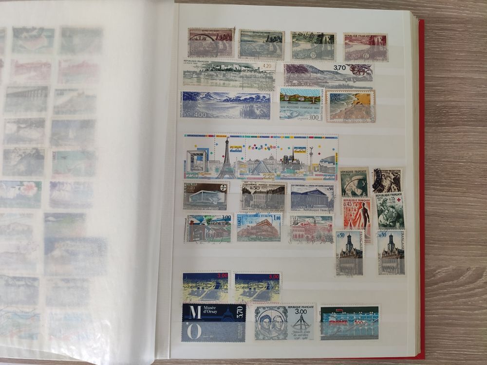 Collection de timbres 