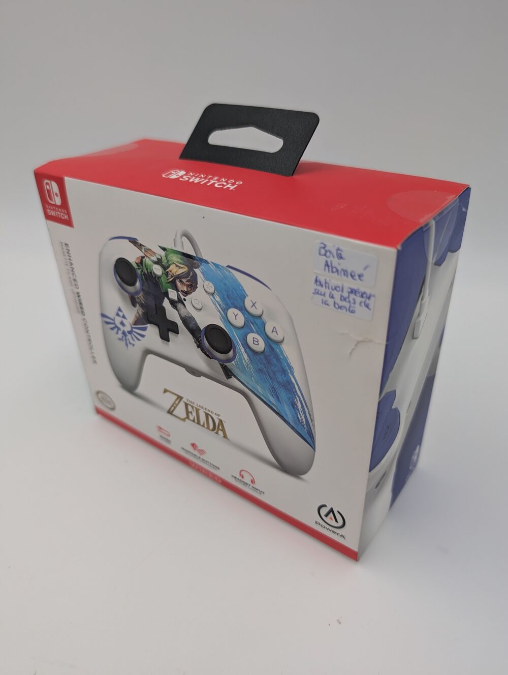 Accessoire Nintendo Switch Manette Filaire Optimis&eacute;e Zelda Consoles et jeux vidéos