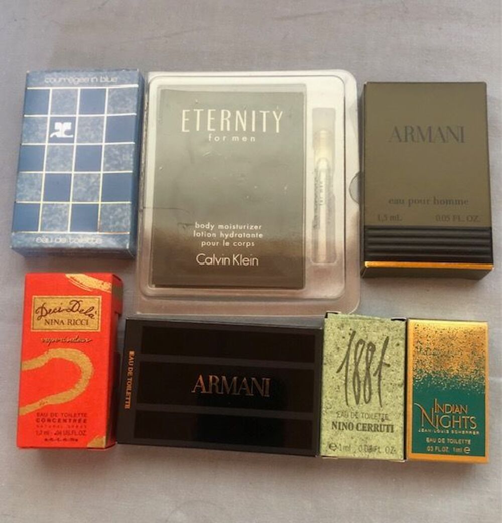 Collection de Miniatures de parfums - ann&eacute;es 70-90 
